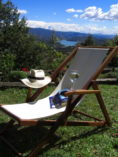 Relax with a glass of chianti and enjoy the view